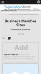 Mobile Screenshot of members.greensborodirect.info