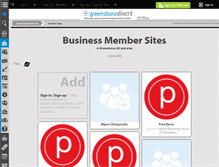 Tablet Screenshot of members.greensborodirect.info