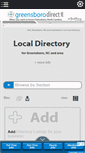 Mobile Screenshot of directory.greensborodirect.info