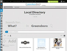 Tablet Screenshot of directory.greensborodirect.info